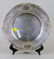 Two Round Sterling Engraved Trays - 3