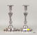 Pair French Silver Rococo Candlesticks - 3