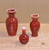 Three Chinese Porcelain Oxblood Glaze Vases - 2