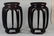 Pair Of Asian Contemporary Burlwood Stands
