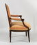 English Open Arm Chair, French Taste - 4
