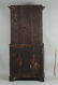 Folk Art Carved Oak Bureau Bookcase - 2