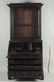 Folk Art Carved Oak Bureau Bookcase - 3