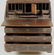 Folk Art Carved Oak Bureau Bookcase - 5