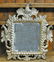 Austrian Carved Silver Gilt Mirror.