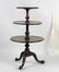 George III Carved Mahogany Three Tier Dumb Waiter