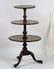 George III Carved Mahogany Three Tier Dumb Waiter - 2