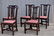 Set Five Georgian Mahogany Dining Chairs