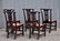 Set Five Georgian Mahogany Dining Chairs - 2