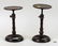 Two George III Mahogany Wig Stands