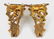Pair Gilt Rococo Wall Brackets - 2