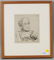 A. Hutty, Etching "My Mother On Her 100 Birthday"