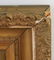 Framed Chromolithograph Chickens In Barnyard - 4