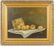 Folk Art Painting "Basket Of Peaches" O/C