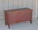 American Country Red Painted Blanket Chest