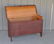 American Country Red Painted Blanket Chest - 2