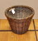 Large Woven Splint Handled Basket