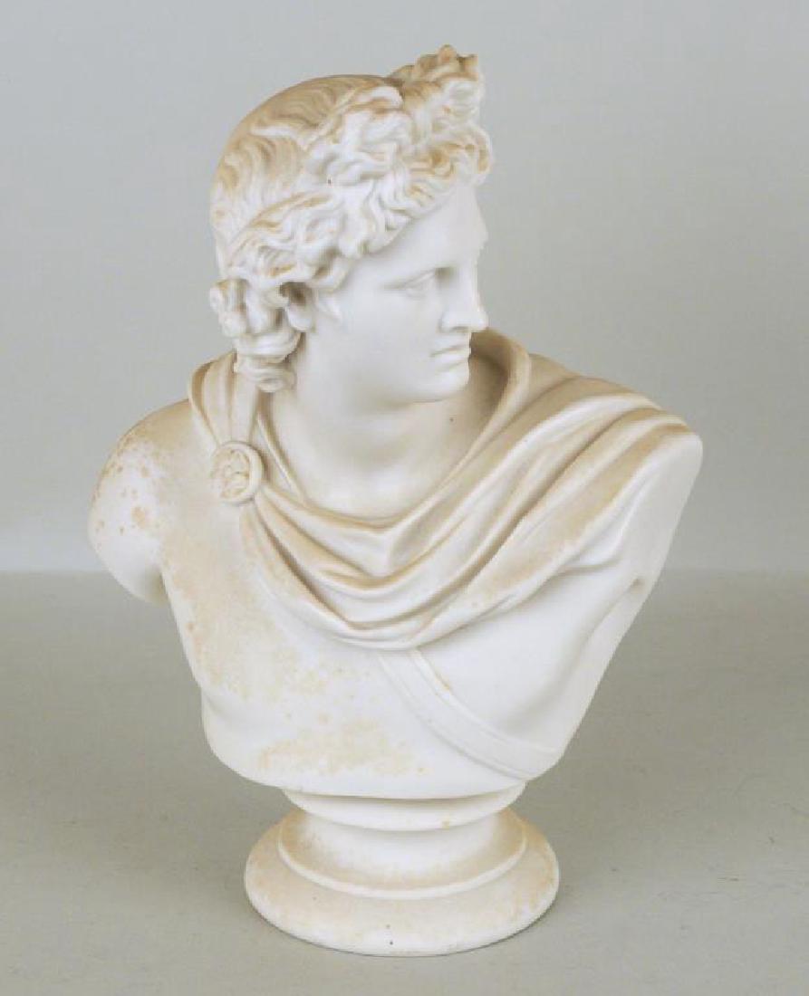 Parian Bust of Apollo Belvedere (1 of 5)