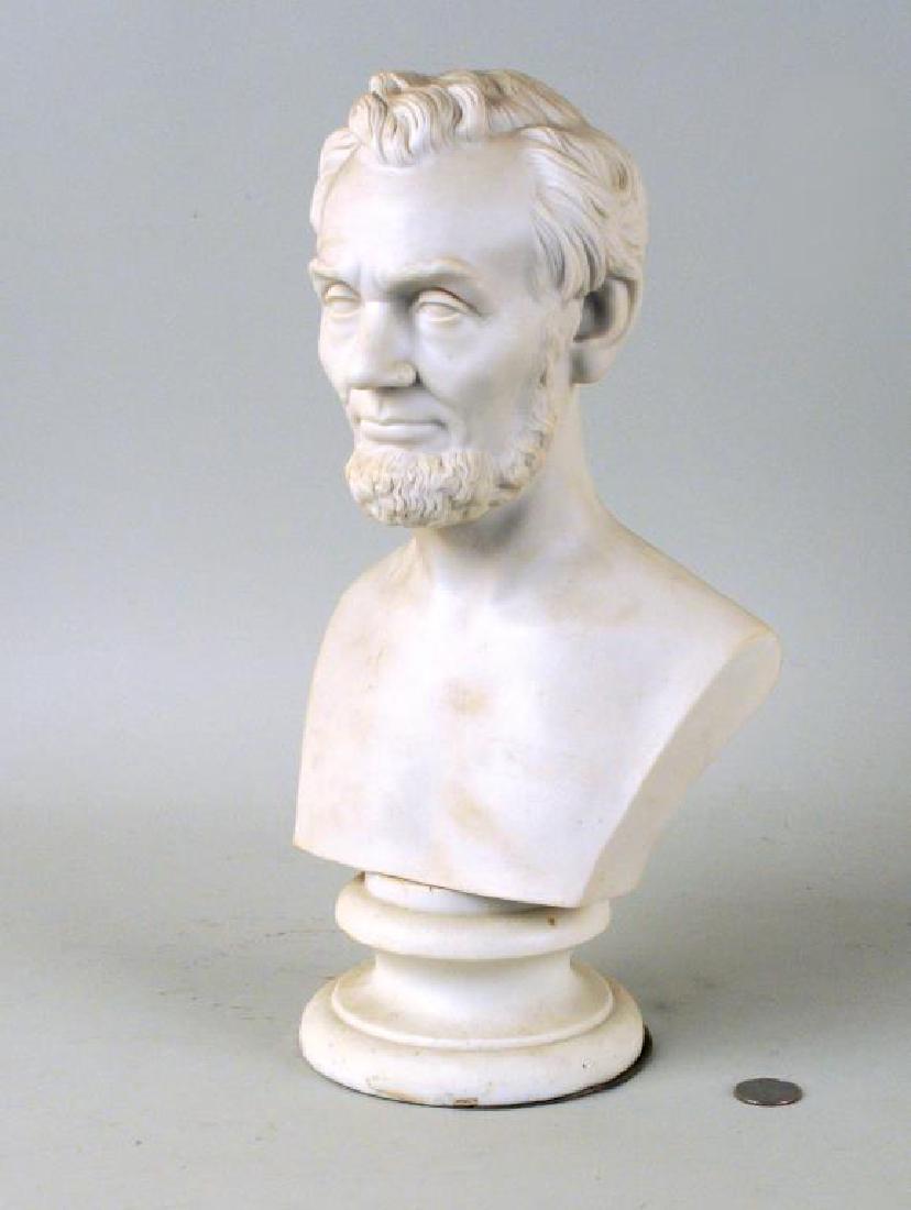 Martin Milmore, Parian Bust Abraham Lincoln (1 of 6)
