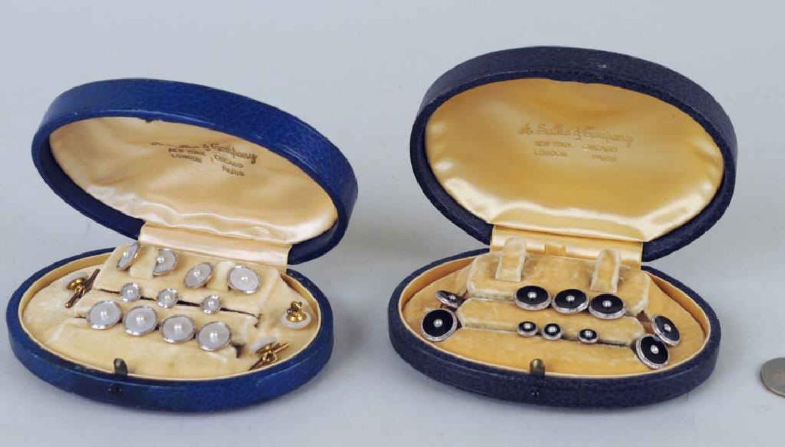 Two Vintage A. Sulka & Co. 14K Gold Stud Sets (1 of 8)