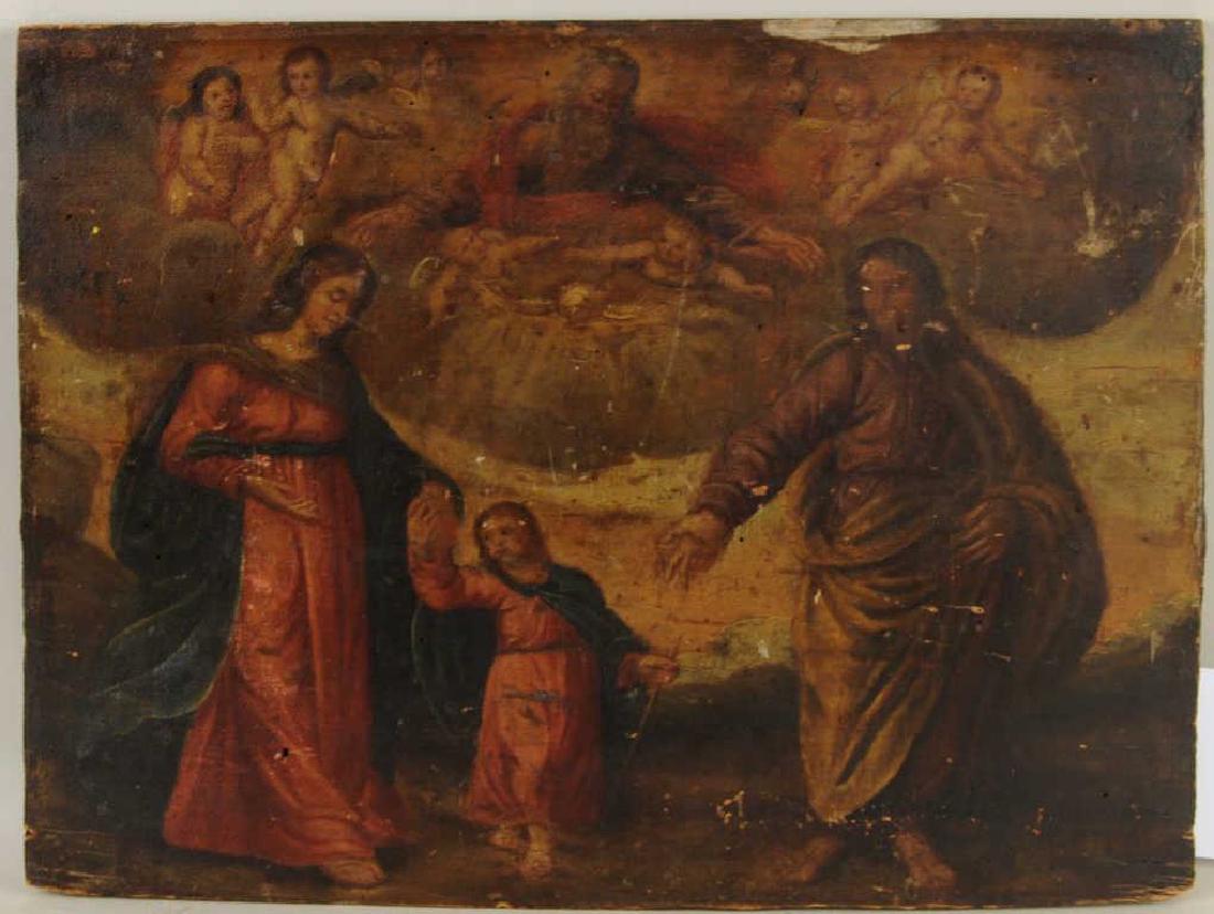 Holy Family With God The Father Above, O/P (1 of 6)
