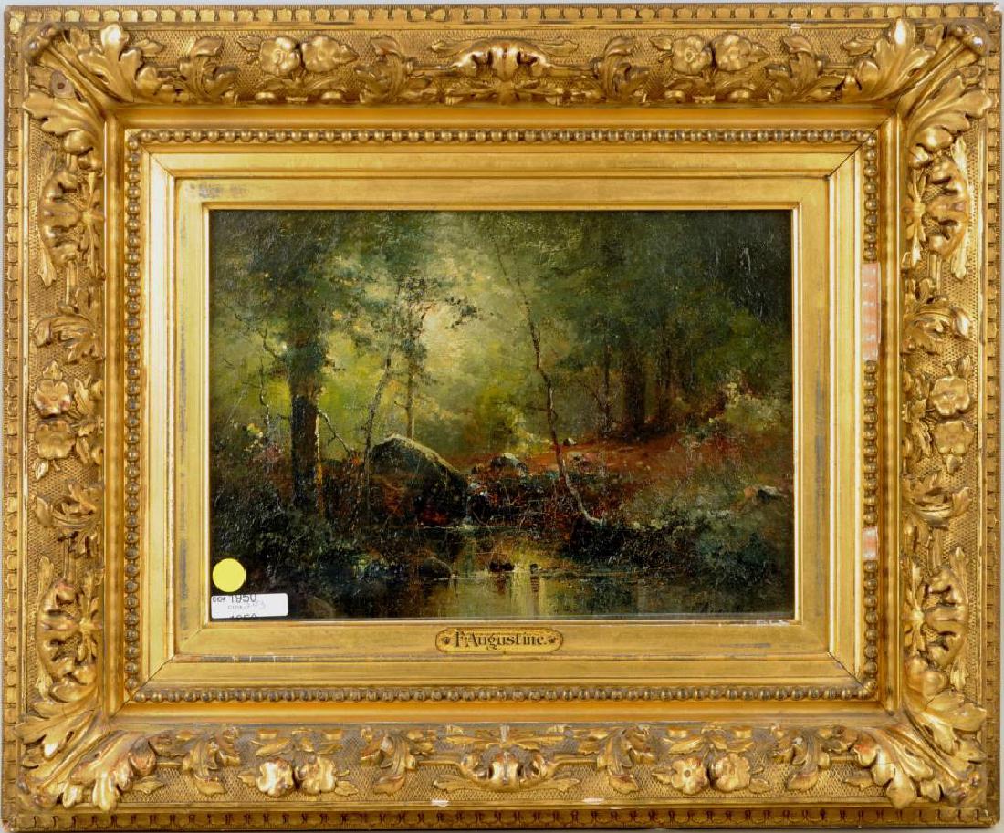 F. Augustine "Woods And Stream" O/C (1 of 4)