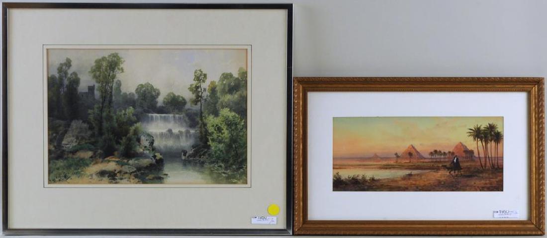 Two Framed Watercolors (1 of 6)