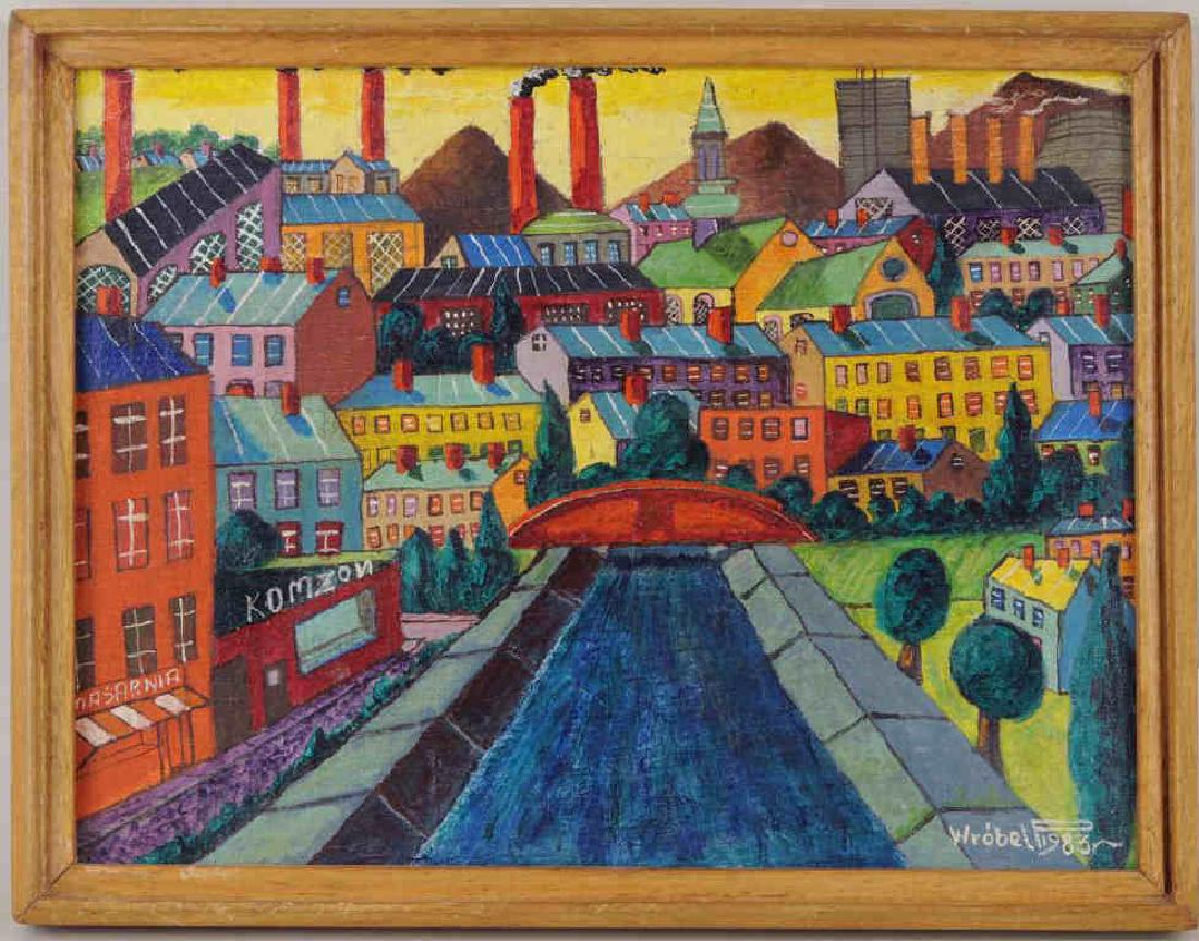 Pawel Wrobel Industrial Cityscape O/C (1 of 5)