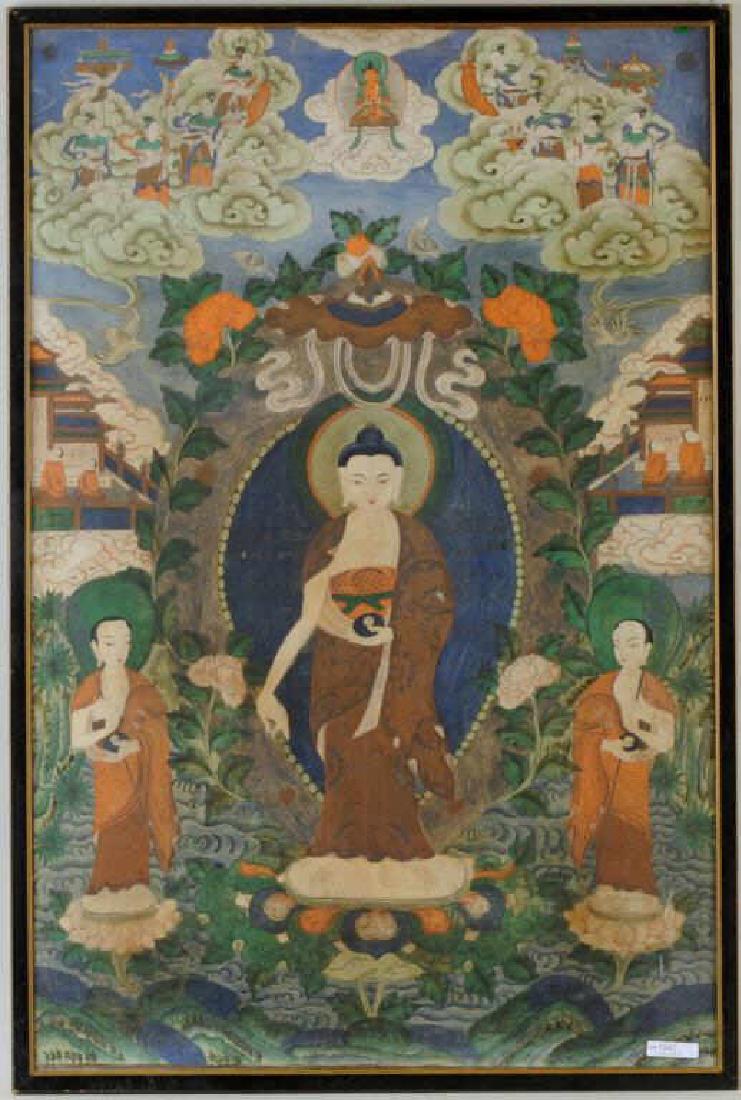 Tibetan Thangka Of Shakyamuni (1 of 5)