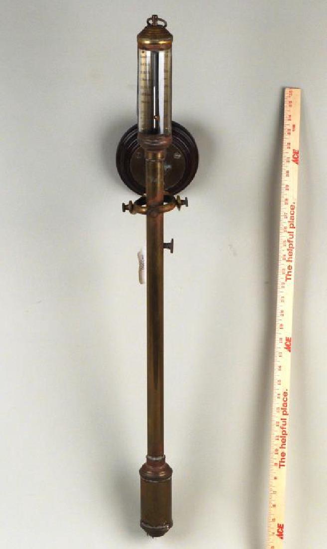 Portuguese Brass Marine Stick Barometer (1 of 5)