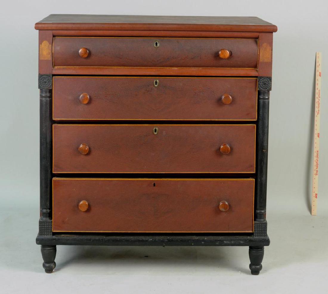 Mahantongo Valley Painted Sheraton Chest (1 of 9)