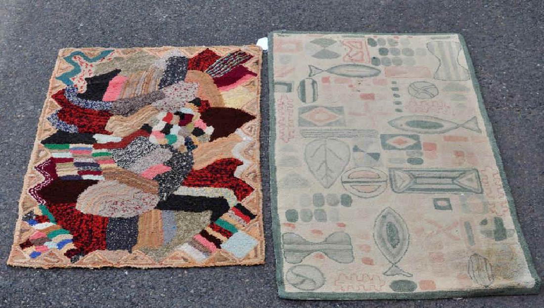 Two Vintage Hooked Rugs (1 of 5)