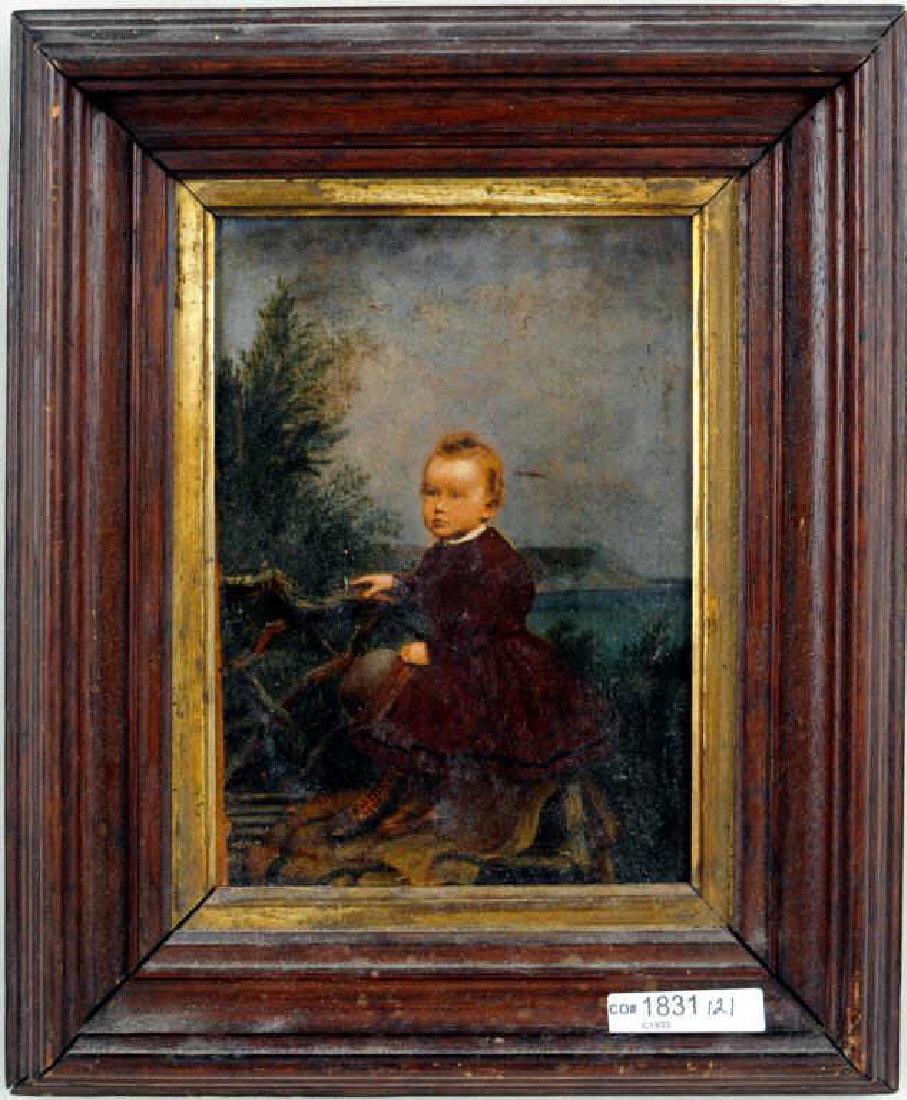 American School Portrait of A Young Boy O/M (1 of 3)