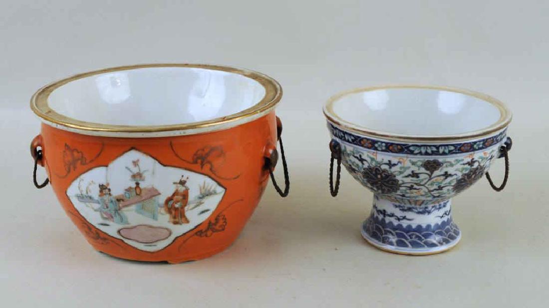 Two Chinese Porcelain Warming Dishes/Tureens (1 of 10)