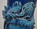 Asian Turquoise Dragon Floor Vase - 6