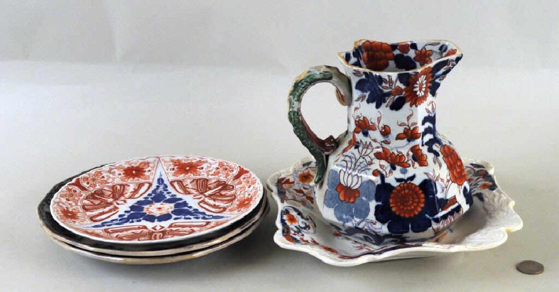 Five English Porcelain Transferware Items (1 of 9)