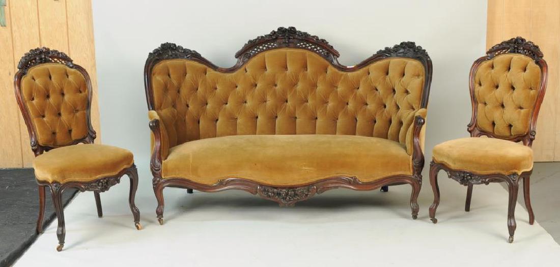 Belter Style Victorian Parlor Suite (1 of 11)