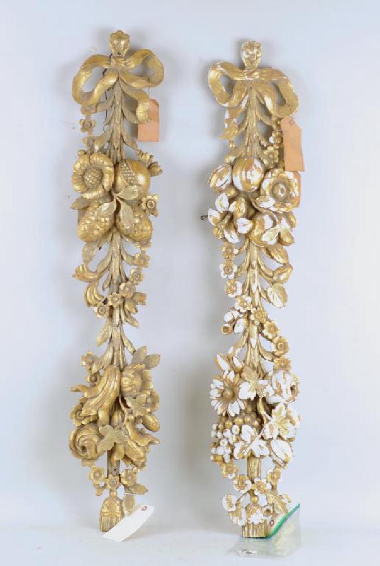 Pair Continental Carved & Gilt Wall Mounts (1 of 11)