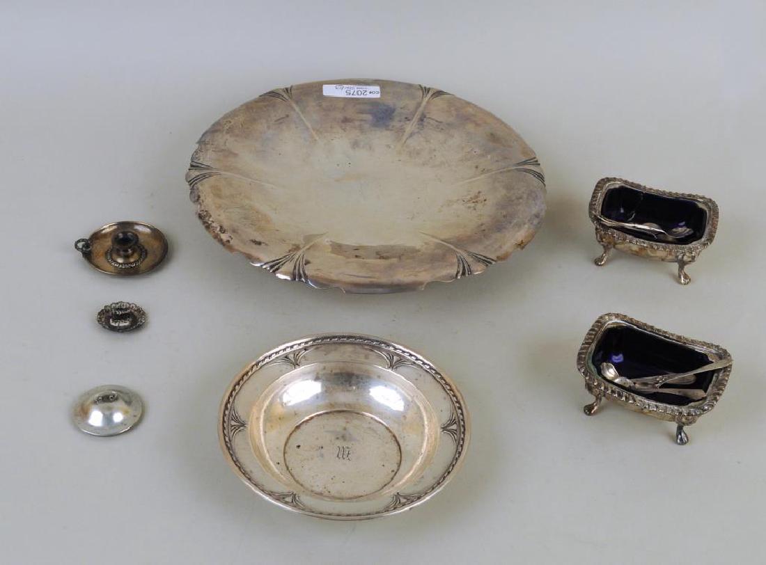Group Sterling Including Tazza, Bowl, Other Items (1 of 11)