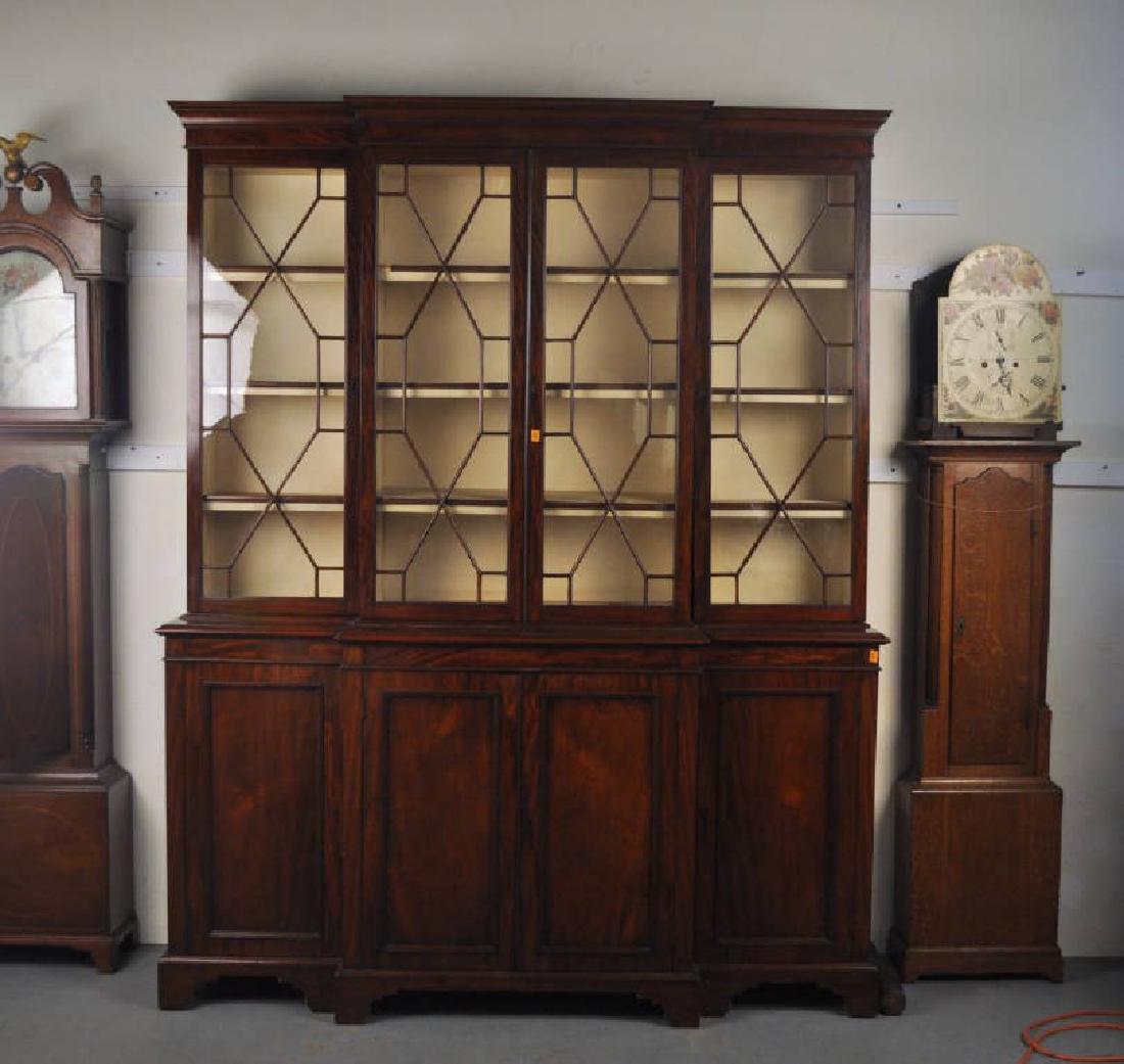 George III Style Mahogany Breakfront (1 of 7)