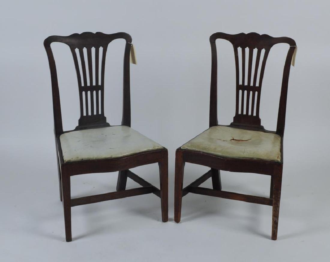 Pair Chippendale Side Chairs (1 of 4)