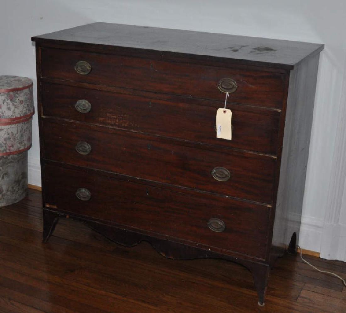 American Hepplewhite Four Drawer Chest (1 of 8)