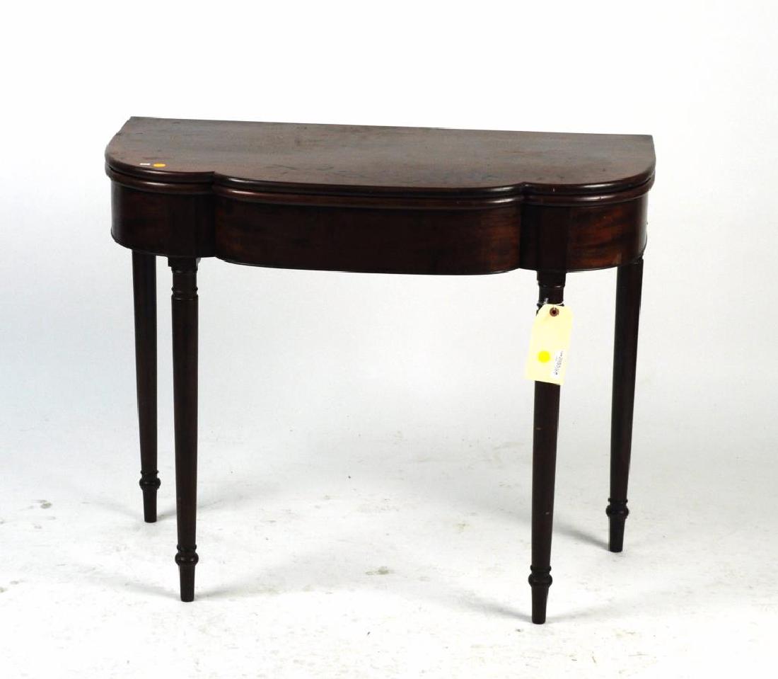 Pennsylvania Sheraton Mahogany Card Table (1 of 8)
