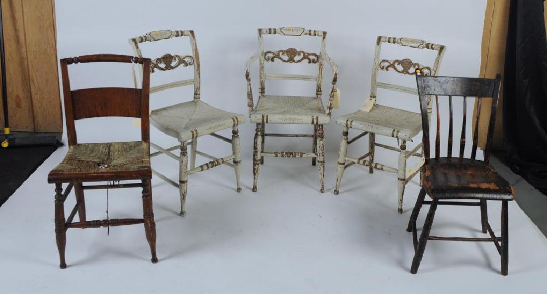 Five American Sheraton Chairs (1 of 8)