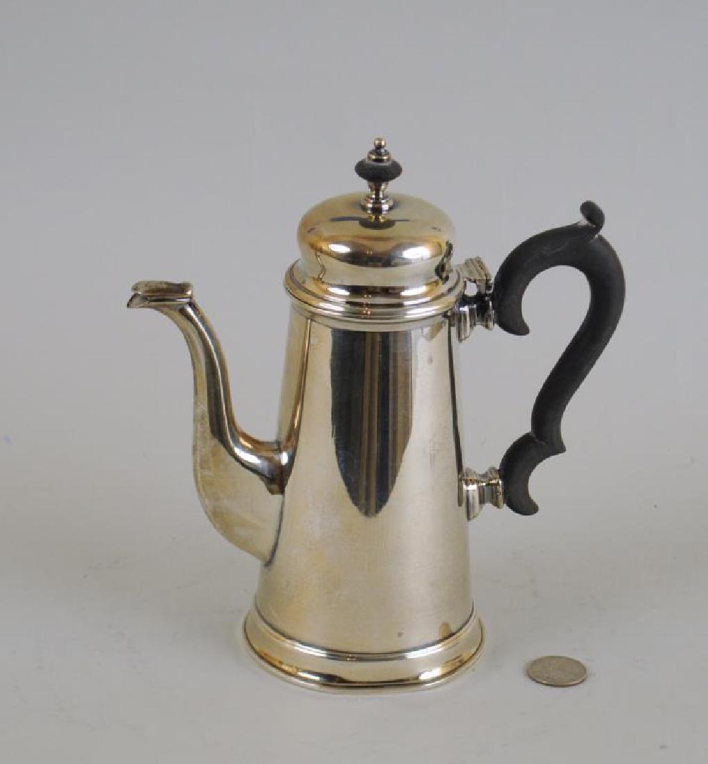 Sterling Georgian Style Coffee Pot (1 of 6)