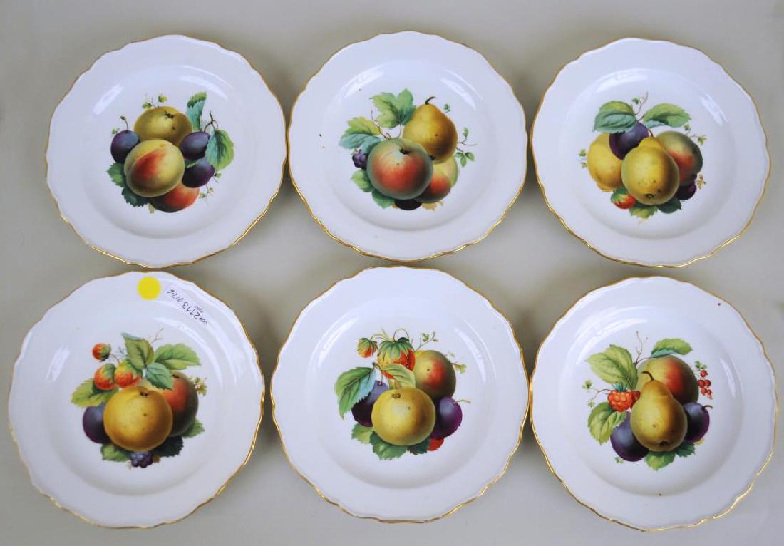 Set Six Meissen Porcelain Fruit or Dessert Bowls (1 of 3)