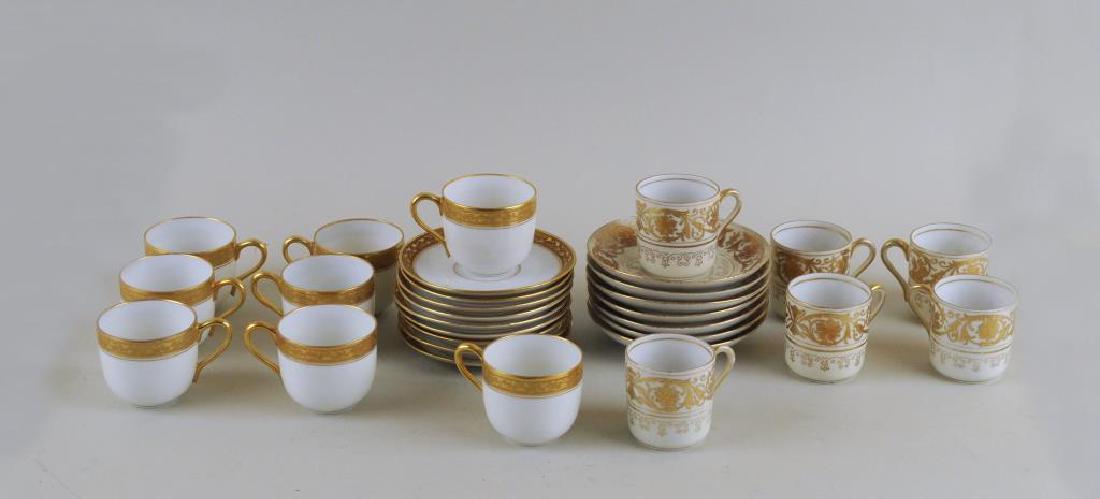 Two Partial Gilt Porcelain Demitasse Sets (1 of 7)