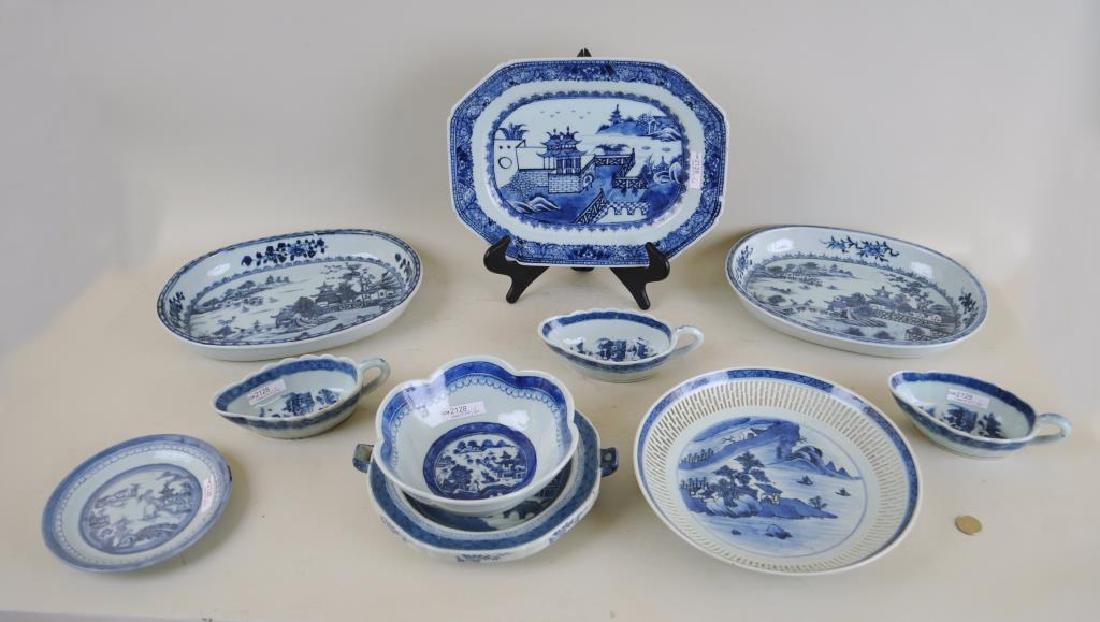 Group Ten Canton Porcelain Serving Dishes (1 of 11)