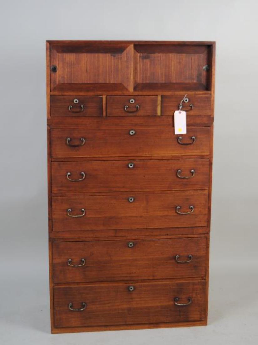 Japanese Three Part Tansu (1 of 5)