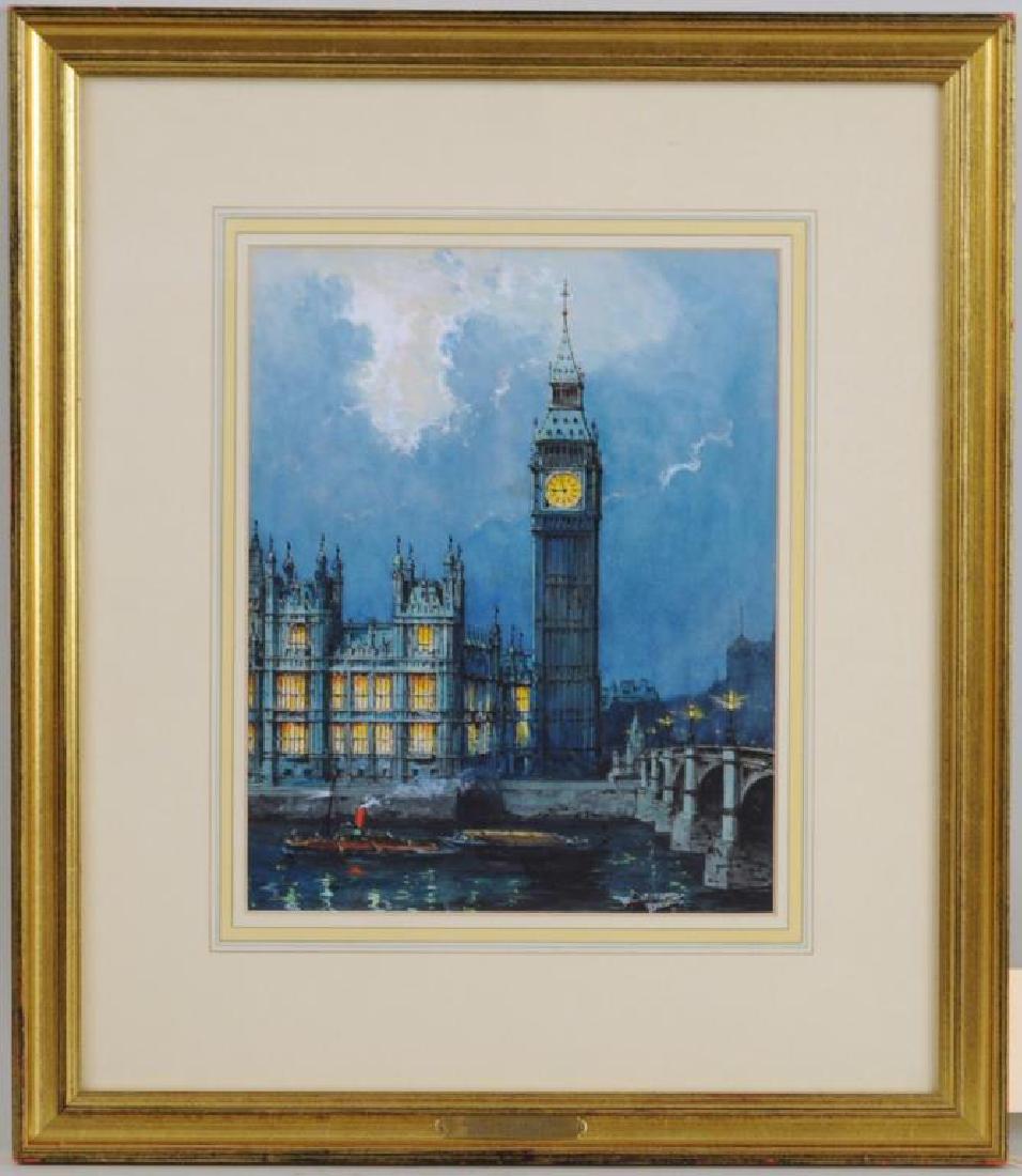 Gerald M. Brown Watercolor "Big Ben" (1 of 5)